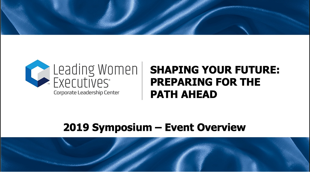 2019 Symposium Event Overview